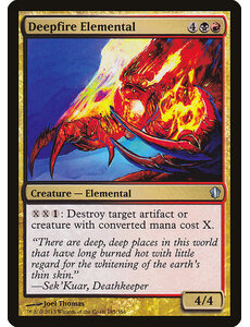Magic: The Gathering Deepfire Elemental (185) Moderately Played