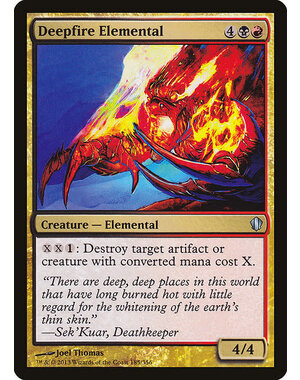 Magic: The Gathering Deepfire Elemental (185) Moderately Played