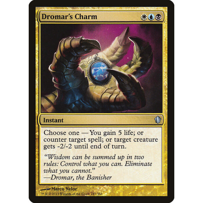 Magic: The Gathering Dromar's Charm (187) Heavily Played
