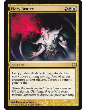 Magic: The Gathering Fiery Justice (188) Lightly Played