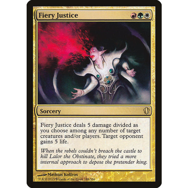 Magic: The Gathering Fiery Justice (188) Heavily Played