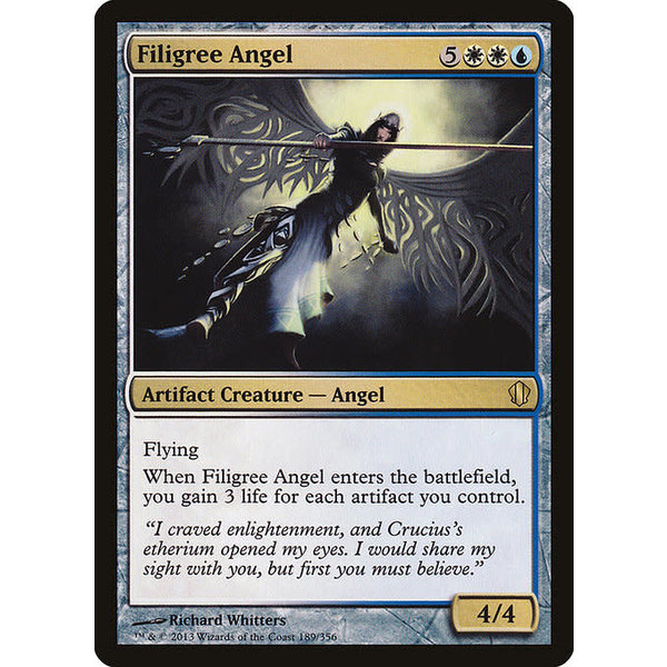 Magic: The Gathering Filigree Angel (189) Moderately Played