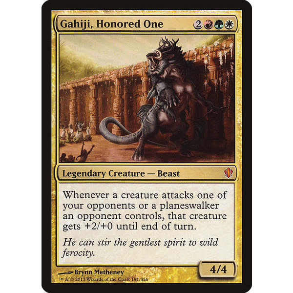 Magic: The Gathering Gahiji, Honored One (191) Lightly Played