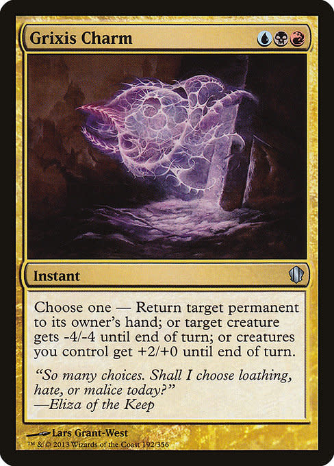 Magic: The Gathering Grixis Charm (192) Lightly Played