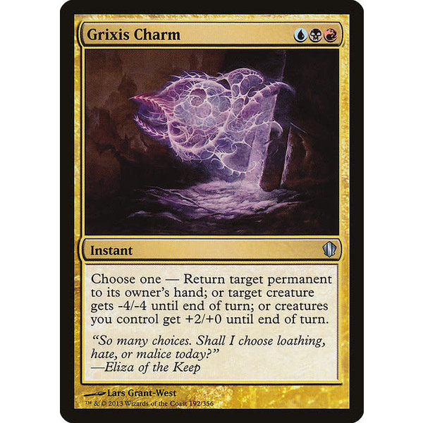 Magic: The Gathering Grixis Charm (192) Moderately Played
