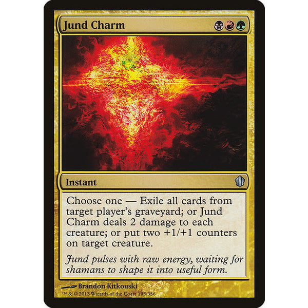 Magic: The Gathering Jund Charm (195) Heavily Played