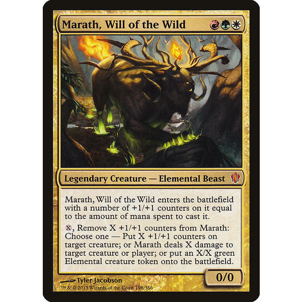 Magic: The Gathering Marath, Will of the Wild (198) Lightly Played