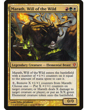 Magic: The Gathering Marath, Will of the Wild (198) Moderately Played