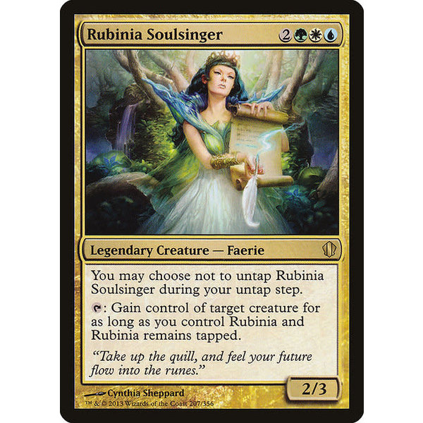 Magic: The Gathering Rubinia Soulsinger (207) Moderately Played