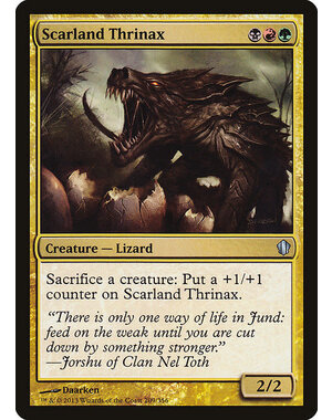 Magic: The Gathering Scarland Thrinax (209) Moderately Played