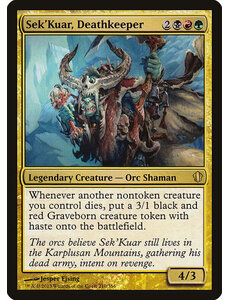 Magic: The Gathering Sek'Kuar, Deathkeeper (210) Moderately Played