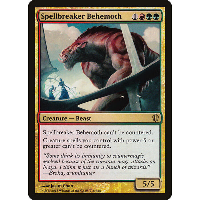 Magic: The Gathering Spellbreaker Behemoth (216) Moderately Played