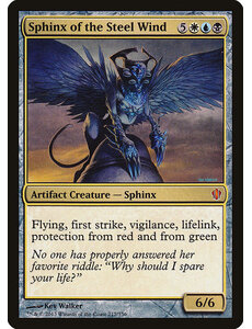 Magic: The Gathering Sphinx of the Steel Wind (217) Moderately Played