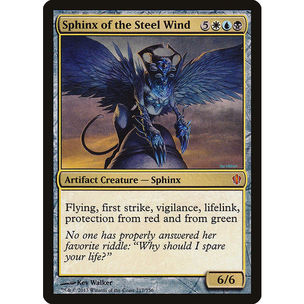 Magic: The Gathering Sphinx of the Steel Wind (217) Moderately Played