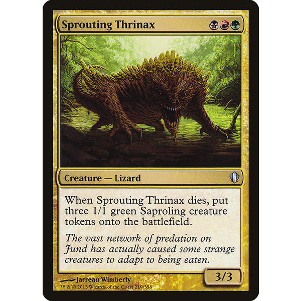 Magic: The Gathering Sprouting Thrinax (219) Moderately Played