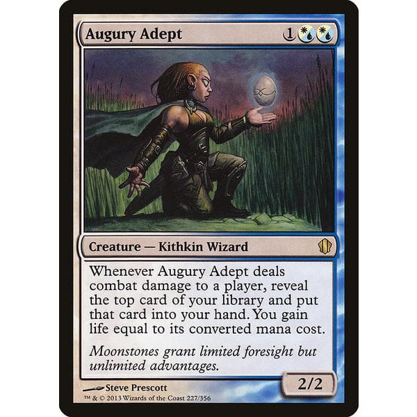 Magic: The Gathering Augury Adept (227) Lightly Played