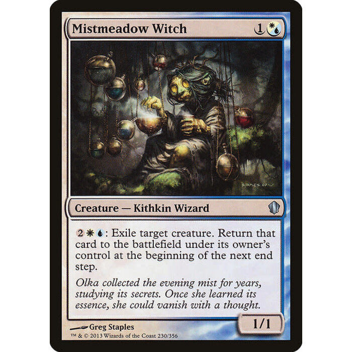 Magic: The Gathering Mistmeadow Witch (230) Moderately Played