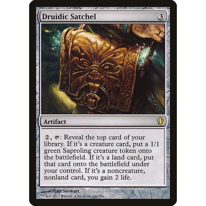 Magic: The Gathering Druidic Satchel (242) Lightly Played