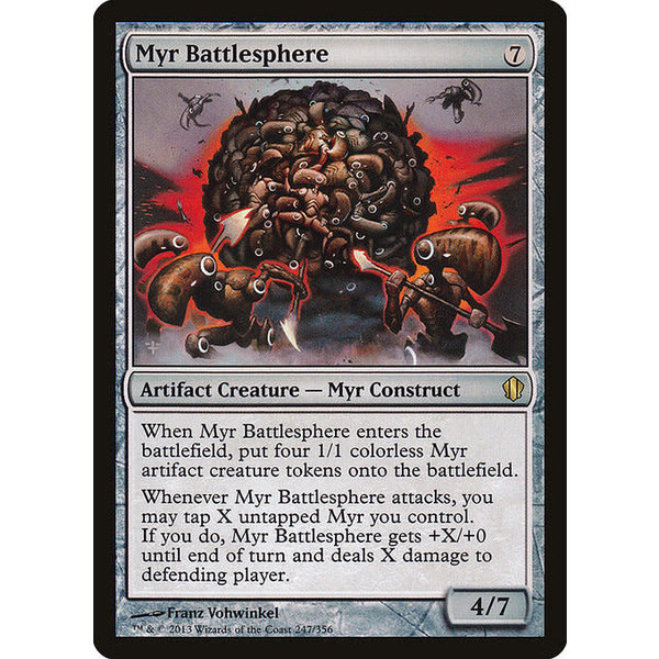 Magic: The Gathering Myr Battlesphere (247) Lightly Played