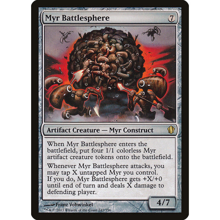 Magic: The Gathering Myr Battlesphere (247) Lightly Played