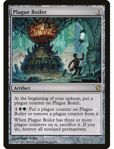 Magic: The Gathering Plague Boiler (254) Moderately Played