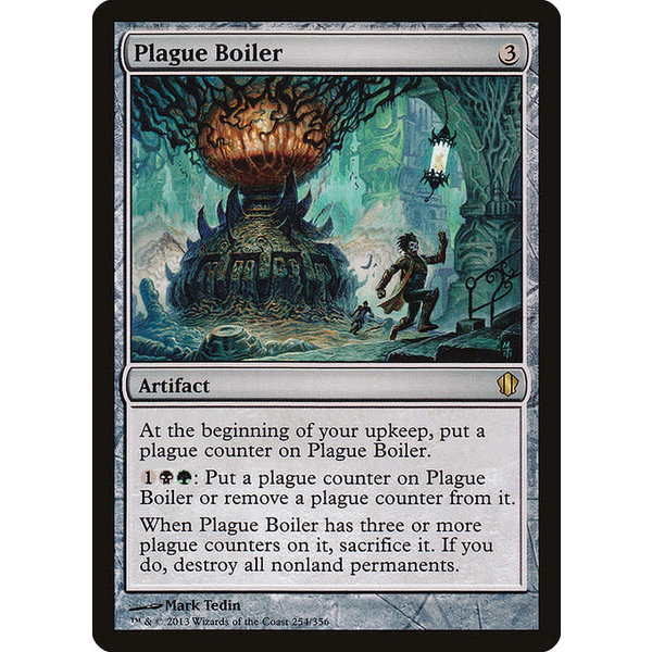 Magic: The Gathering Plague Boiler (254) Moderately Played