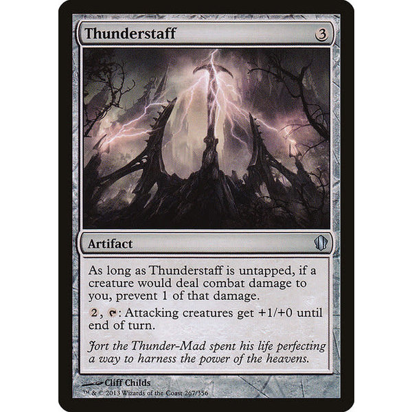 Magic: The Gathering Thunderstaff (267) Lightly Played