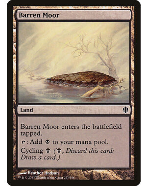 Magic: The Gathering Barren Moor (277) Lightly Played