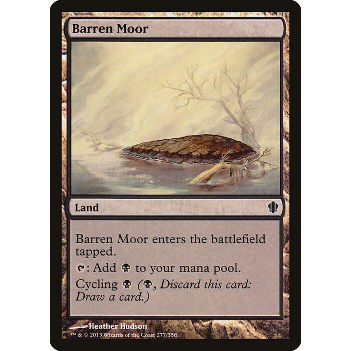 Magic: The Gathering Barren Moor (277) Lightly Played