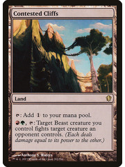 Magic: The Gathering Contested Cliffs (282) Lightly Played