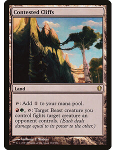 Magic: The Gathering Contested Cliffs (282) Lightly Played