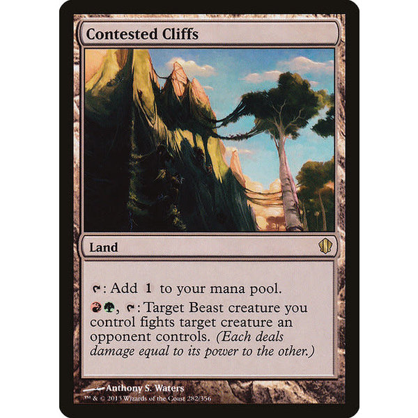 Magic: The Gathering Contested Cliffs (282) Lightly Played