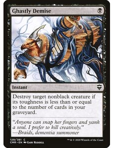 Magic: The Gathering Ghastly Demise (129) Near Mint Foil