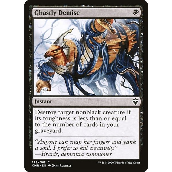 Magic: The Gathering Ghastly Demise (129) Near Mint Foil