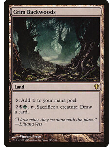 Magic: The Gathering Grim Backwoods (292) Lightly Played