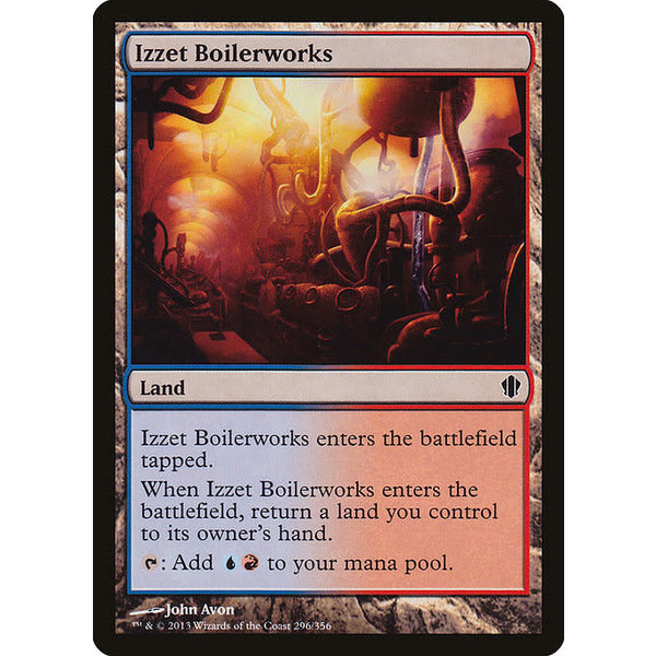 Magic: The Gathering Izzet Boilerworks (296) Lightly Played