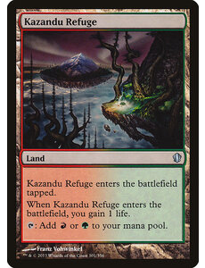 Magic: The Gathering Kazandu Refuge (301) Lightly Played
