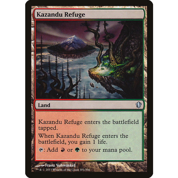 Magic: The Gathering Kazandu Refuge (301) Lightly Played