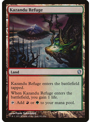 Magic: The Gathering Kazandu Refuge (301) Moderately Played