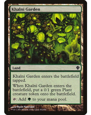 Magic: The Gathering Khalni Garden (302) Moderately Played