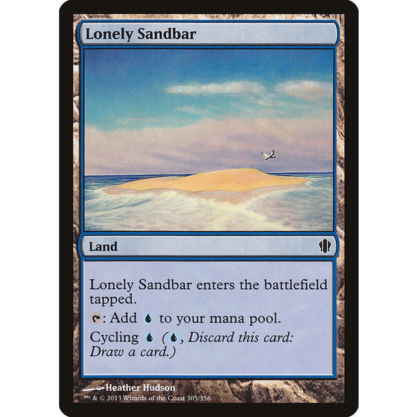 Magic: The Gathering Lonely Sandbar (305) Moderately Played