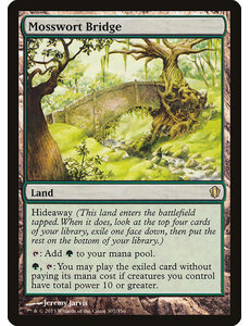Magic: The Gathering Mosswort Bridge (307) Moderately Played