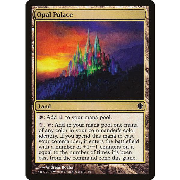 Magic: The Gathering Opal Palace (310) Moderately Played