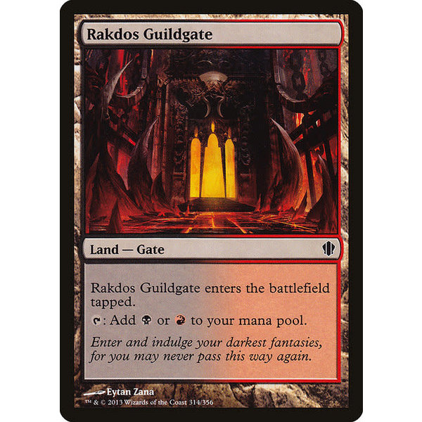 Magic: The Gathering Rakdos Guildgate (314) Lightly Played