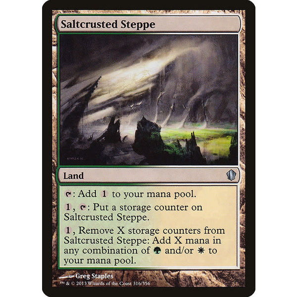 Magic: The Gathering Saltcrusted Steppe (316) Lightly Played