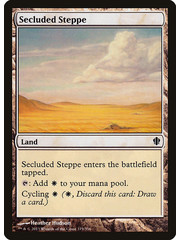 Magic: The Gathering Secluded Steppe (319) Lightly Played