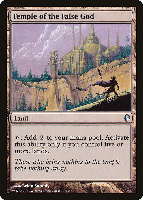 Magic: The Gathering Temple of the False God (327) Lightly Played