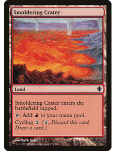 Magic: The Gathering Smoldering Crater (325) Moderately Played
