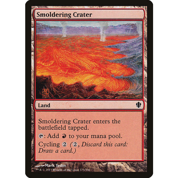 Magic: The Gathering Smoldering Crater (325) Moderately Played