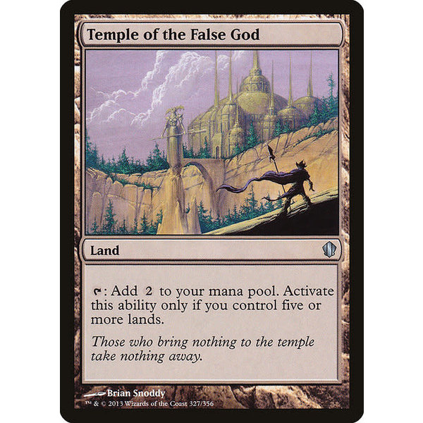 Magic: The Gathering Temple of the False God (327) Moderately Played